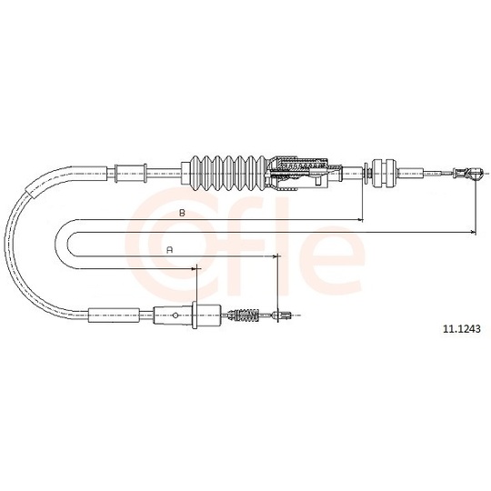 92.11.1243 - Accelerator Cable 