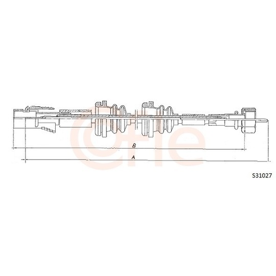 92.S31027 - Tacho Shaft 