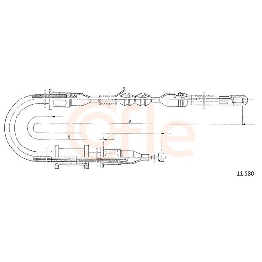 92.11.580 - Cable, parking brake 