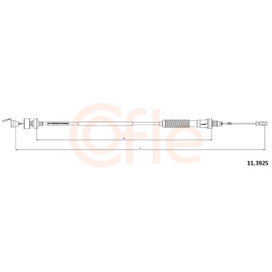 92.11.3925 - Clutch Cable 