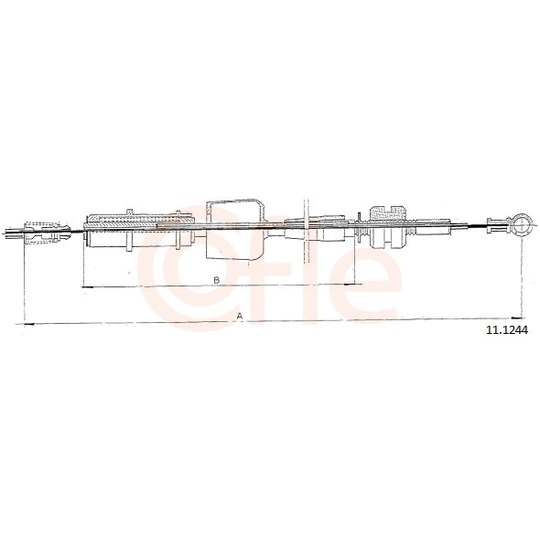 92.11.1244 - Accelerator Cable 