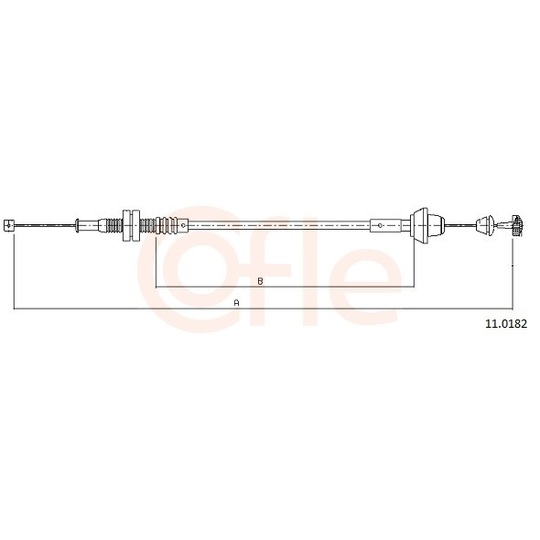 92.11.0182 - Accelerator Cable 