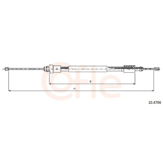 92.10.4706 - Cable, parking brake 