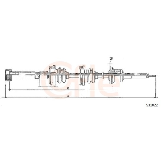 92.S31022 - Tacho Shaft 