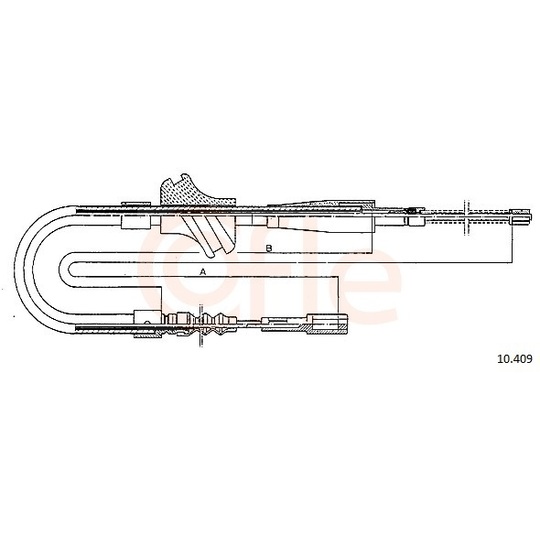 92.10.409 - Cable, parking brake 