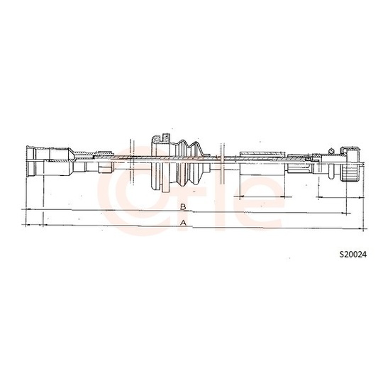 92.S20024 - Tacho Shaft 