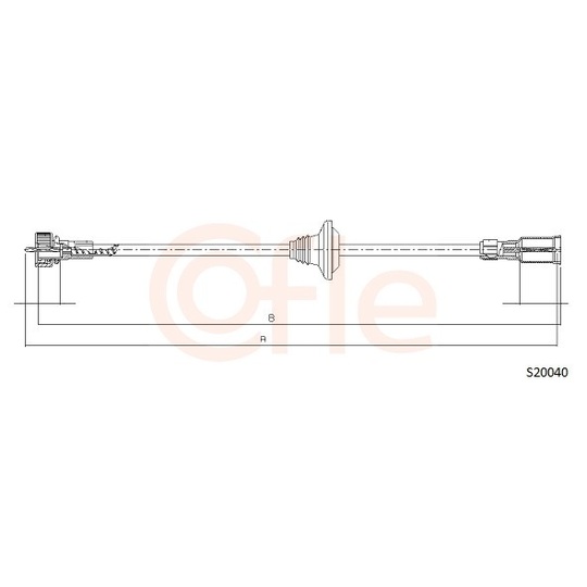 92.S20040 - Tacho Shaft 