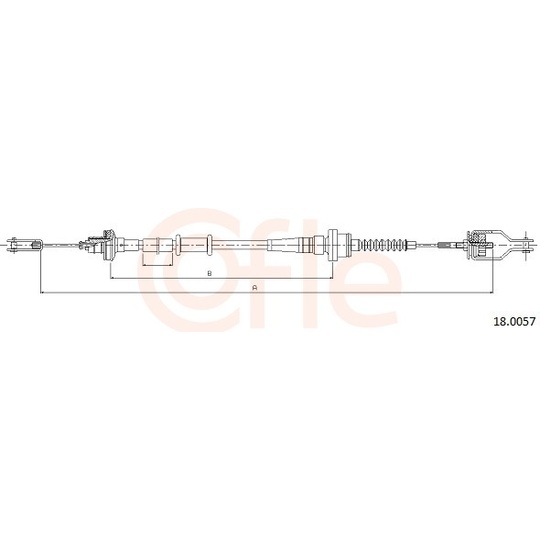 92.18.0057 - Clutch Cable 