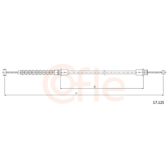 92.17.125 - Cable, parking brake 