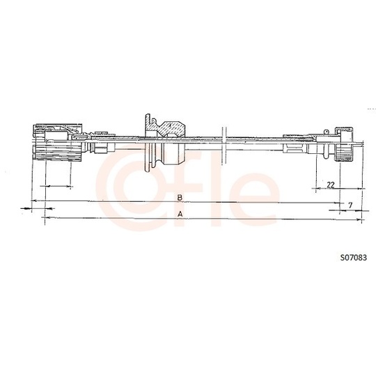 92.S07083 - Tacho Shaft 