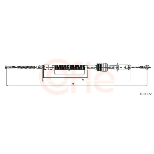 92.10.5172 - Cable, parking brake 