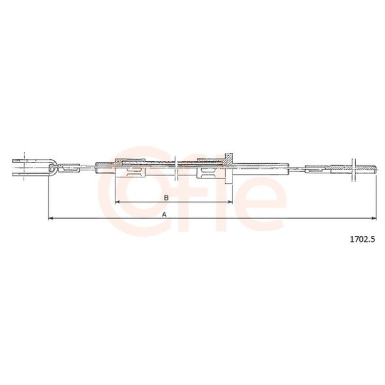 92.1702.5 - Clutch Cable 