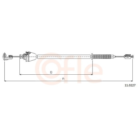 92.11.0227 - Accelerator Cable 