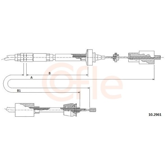 92.10.2961 - Clutch Cable 