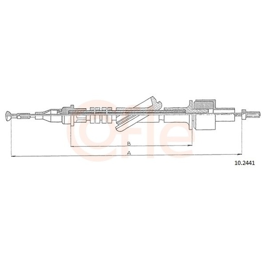 92.10.2441 - Clutch Cable 