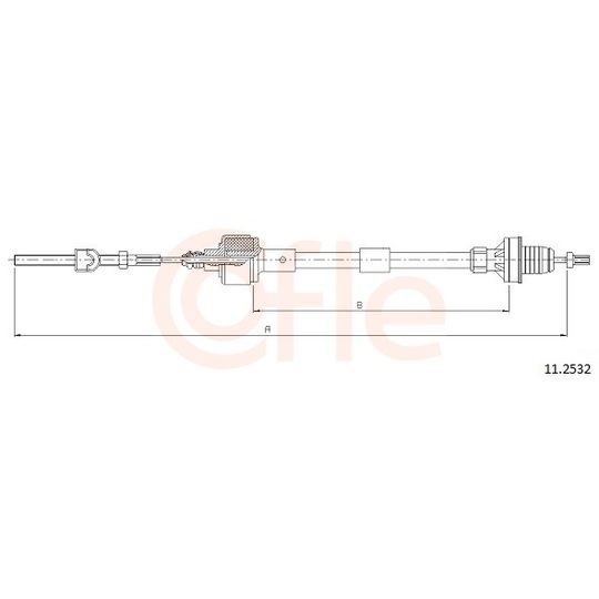 92.11.2532 - Clutch Cable 