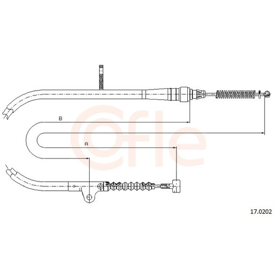 92.17.0202 - Cable, parking brake 