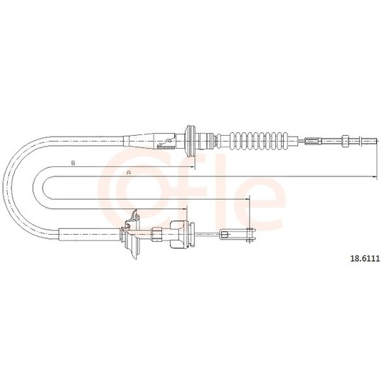 92.18.6111 - Clutch Cable 