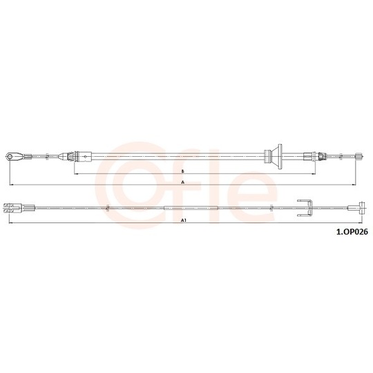 92.1.OP026 - Cable, parking brake 