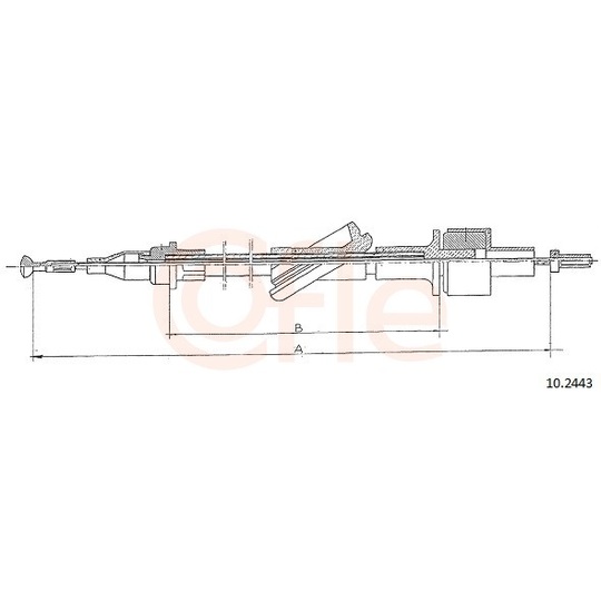 92.10.2443 - Clutch Cable 