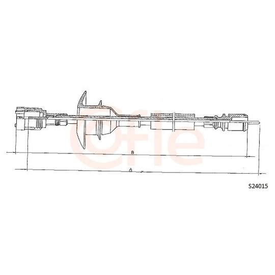 92.S24015 - Tacho Shaft 