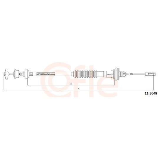 92.11.3048 - Clutch Cable 