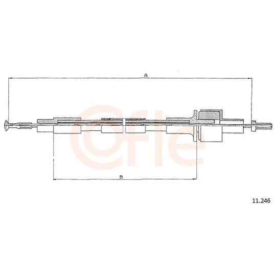 92.11.246 - Clutch Cable 