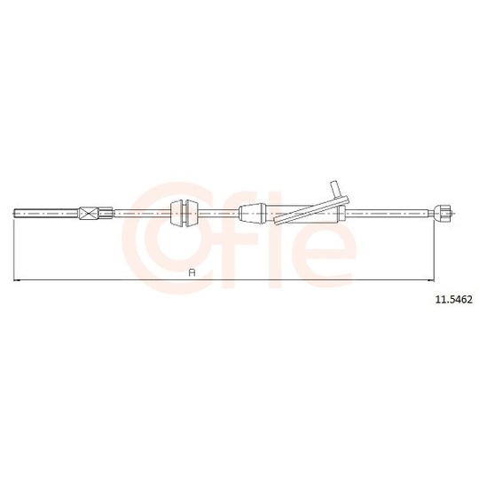 92.11.5462 - Cable, parking brake 