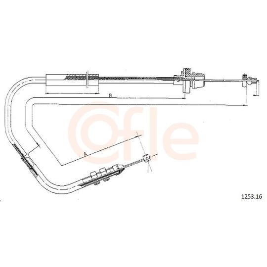 92.1253.16 - Accelerator Cable 