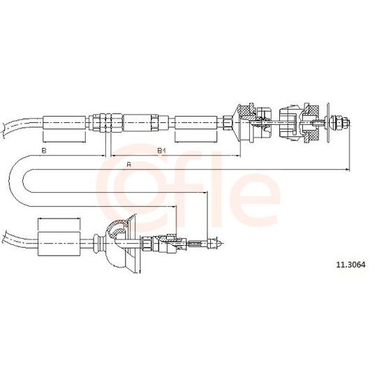 92.11.3064 - Clutch Cable 