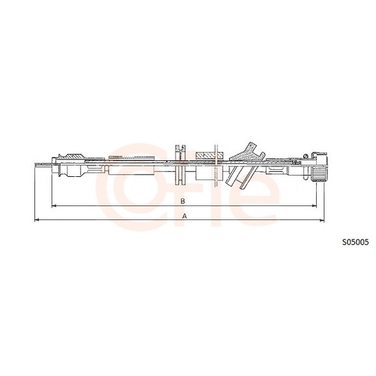 92.S05005 - Tacho Shaft 