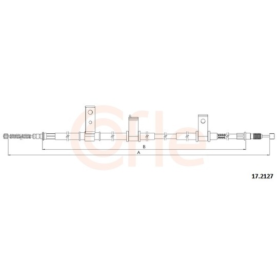 92.17.2127 - Cable, parking brake 