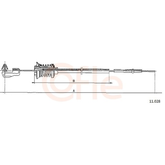 92.11.028 - Accelerator Cable 