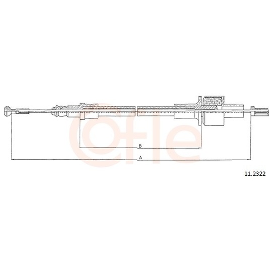 92.11.2322 - Clutch Cable 