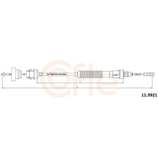 92.11.3921 - Clutch Cable 