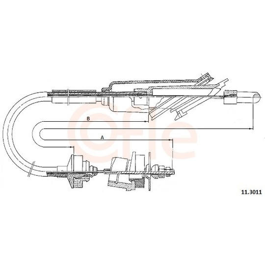 92.11.3011 - Clutch Cable 