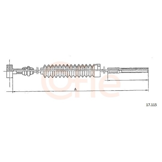 92.17.115 - Cable, parking brake 