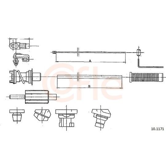 92.10.1171 - Accelerator Cable 