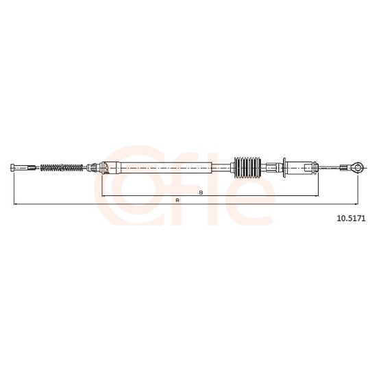 92.10.5171 - Cable, parking brake 