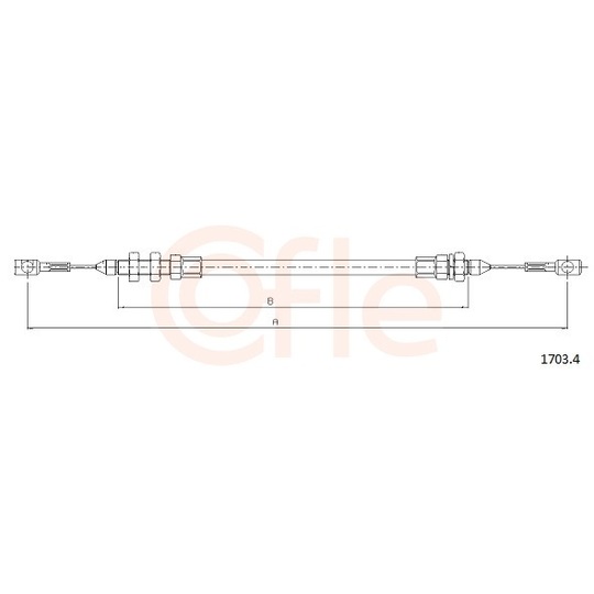 92.1703.4 - Accelerator Cable 