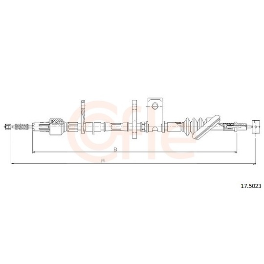 92.17.5023 - Cable, parking brake 