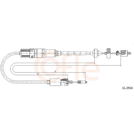 92.11.2916 - Clutch Cable 