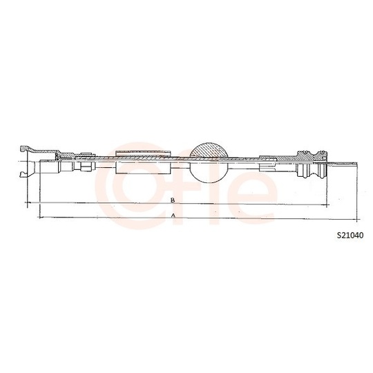 92.S21040 - Tacho Shaft 