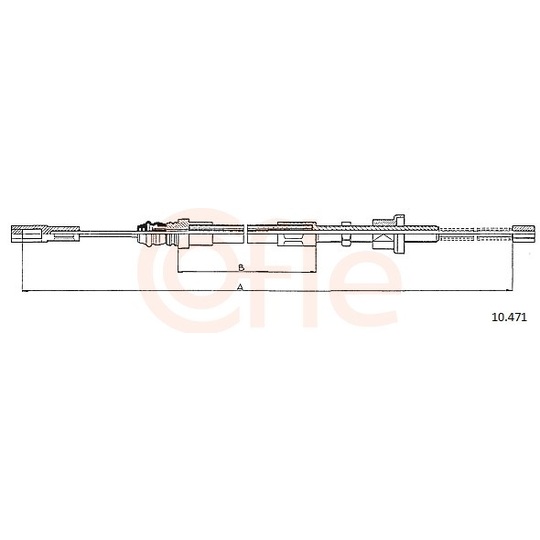 92.10.471 - Cable, parking brake 