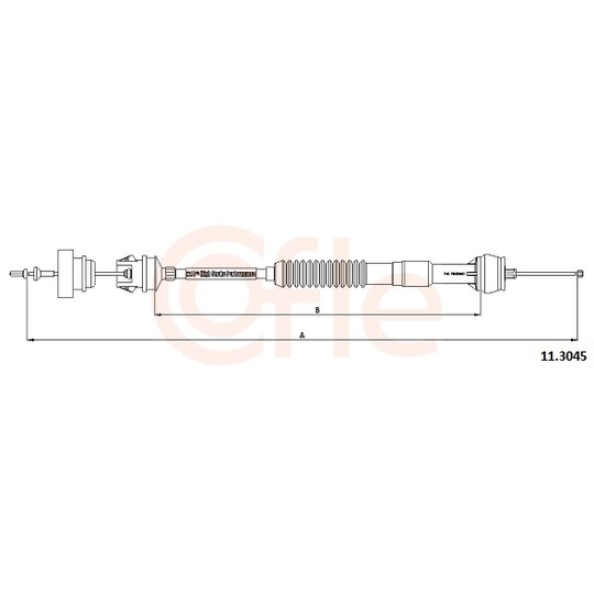 92.11.3045 - Clutch Cable 