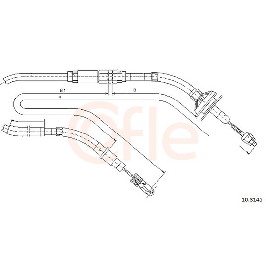 92.10.3145 - Clutch Cable 