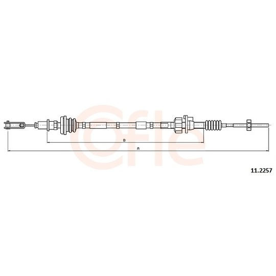 92.11.2257 - Clutch Cable 