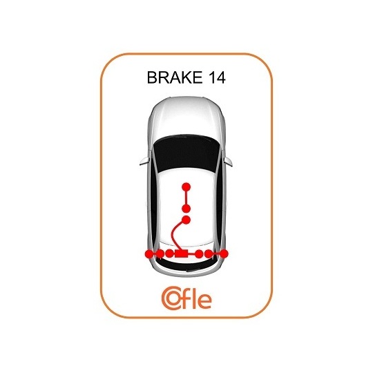 92.11.5756 - Cable, parking brake 