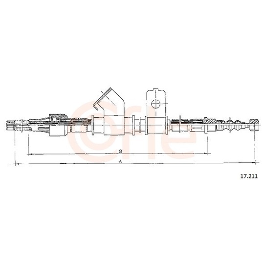 92.17.211 - Cable, parking brake 