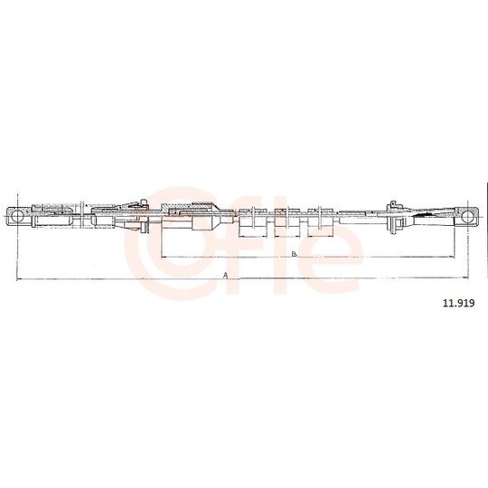 92.11.919 - Accelerator Cable 